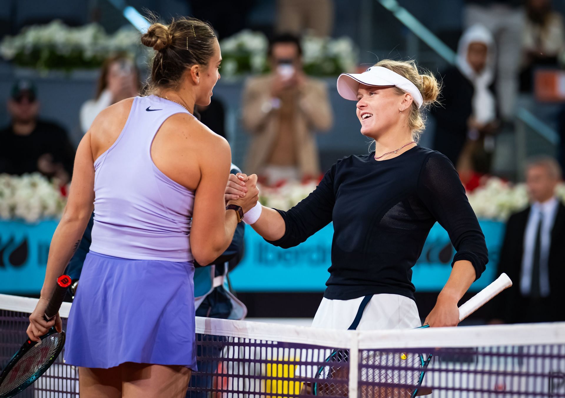 Stearns and Sabalenka on tour - Image Source: Getty